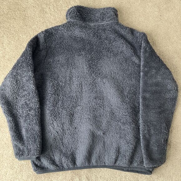 Patagonia Los Gatos 1/4 Zip Fleece Pullover Womens Large Smolder Blue Cozy Layer - Picture 6 of 6
